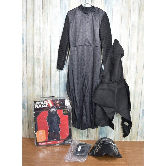Disney Star Wars Kylo Ren Halloween Costume Kids Small 4-6 Deluxe Complete Set - Picture 2 of 9